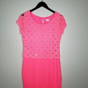 Marineblu Coral Pink Dress 1XL